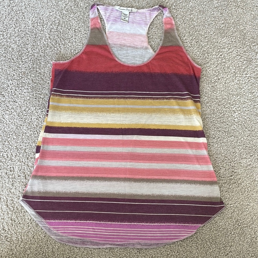American Rag Stripe Tank (Medium)